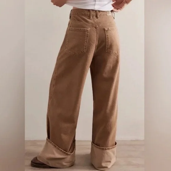 We the Free Final Countdown Cuffed Low Rise Jeans TUMBLEWEED 29 - Picture 3 of 16